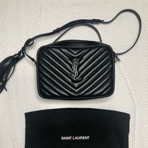 SAINT LAURENT LOU CAMERA BAG IN QUILTED LEATHER